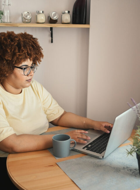 woman researching are botox injections painful