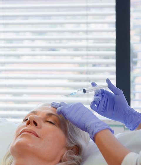 woman at first Botox appointment in Montgomery County